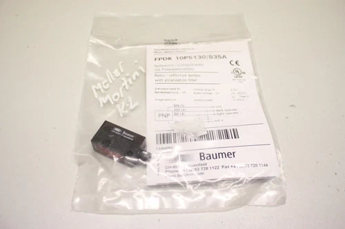 BAUMER ELECTRIC FPDK 10P5130/S35A Sensor Though Beam Lichtschranke OVP