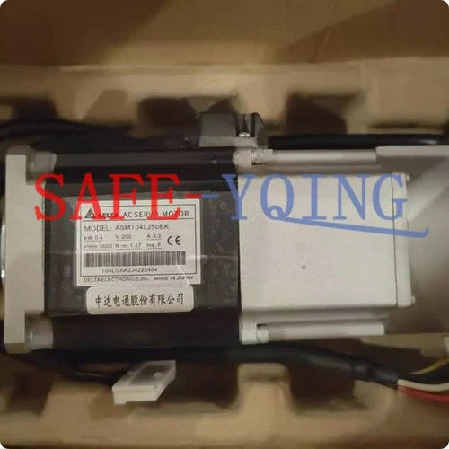 One New Delta ASMT04L250BK 400W AC Servo Motor