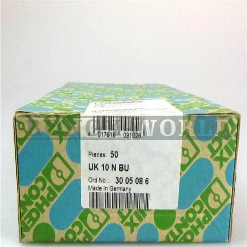 50PCS Phoenix Contact terminal block UK 10N BU UK 10 N BU 3005086 Brand new