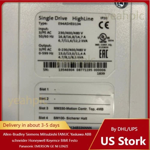 Lenze HighLine Single Drive E94AMHE0134-