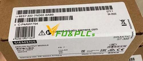 NEW SIEMENS 6ES7332-7ND02-0AB0 OUTPUT MODULE 6ES7-332-7ND02-0AB0