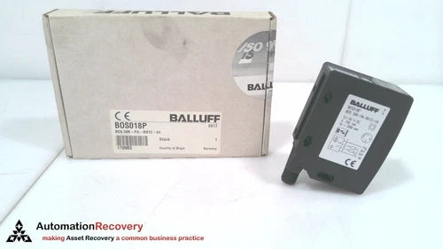 BALLUFF BOS018P, DIFFUSE SENSOR, BOS 50K-PA-RH12-S4, NEW #294497