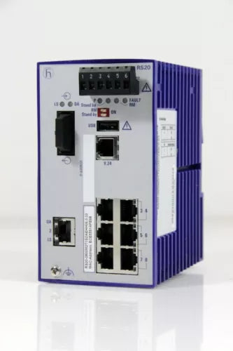 Hirschmann INET Openrail Ethernet R¨¢pido Switch 8 Puertos RS20-0800M2T1SDAEHH