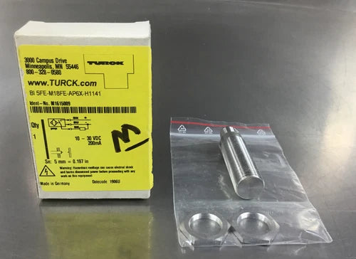 Turck, BI5 FE-M18FE-AP6X-H1141, 1615009, Stainless Steel Inductive Sensor  3D-31