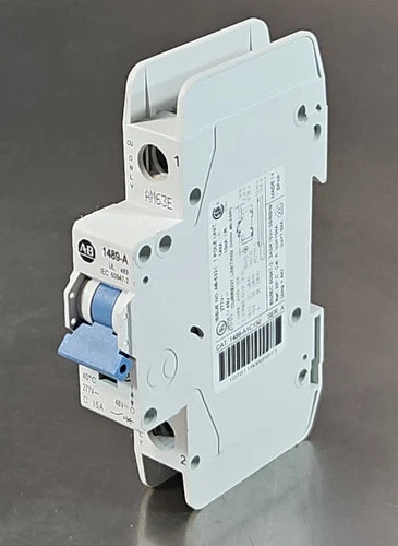 Allen Bradley 1489-A1C150 Ser A Circuit Breaker 1-Pole 15A 277VAC.         4D-19