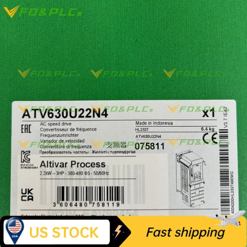 NEW In Box SCHNEIDER ATV630U22N4 Variable Speed Drive ATV630U22N4