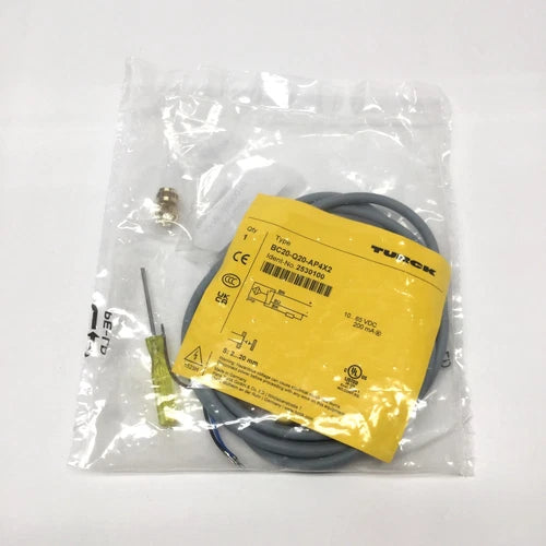 Turck BC20-Q20-AP4X2 Capacitive Proximity Sensor, 2-20mm, 10-65VDC, PNP-NO