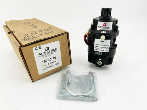 Novo transdutor Fairchild T5700-40 modelo T5700 I/P E/P 50MA 15PSIG