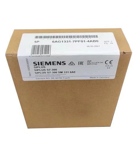 6AG1331-7PF01-4AB0 New Siemens Analog Input Isolated 6AG 1331-7PF01-4AB0