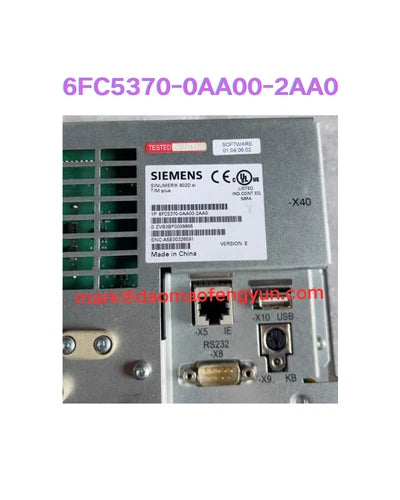 6FC5370-0AA00-2AA0 Used SINUMERIK 802D sl system test OK, fast shipping, DHL/FED