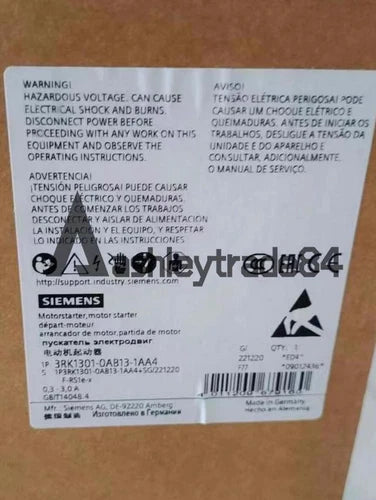 1PCS New Siemens Reversible starter 3RK1301-0AB13-1AA4