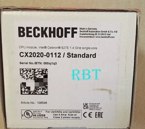 Beckhoff CX2020-0112 Controller Module Brand New fedex or DHL