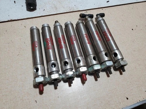(Lot of 7) BIMBA Pneumatic Cylinder 042-D GHA-122