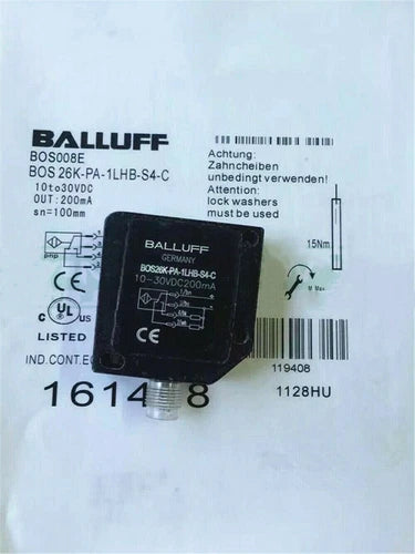 One New Balluff BOS 26K-PA-1LHB-S4-C BOS008E Diffuse Sensor
