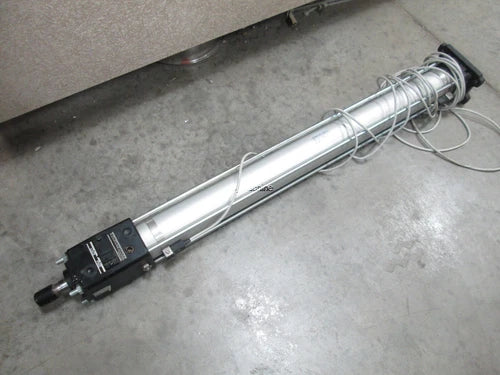 New SMC CDLAGN50-600-E Pneumatic Cylinder 50mm Bore, 600mm Stroke 145PSI, w/Lock