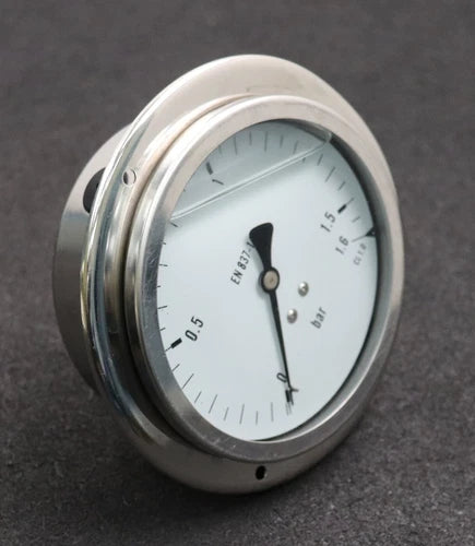 WIKA Glyzerin-Manometer A12F00679 1,6bar Anschluss waagerecht G 1/2