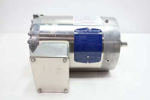 Baldor IDVSWDM3542 Stainless Washdown Motor 56c 3/4hp 1740rpm 230/460v-ac 3ph