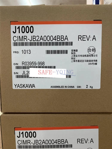 One New Yaskawa CIMR-JB2A0004BBA REV A Inverter 220V 0.75KW/0.4KW