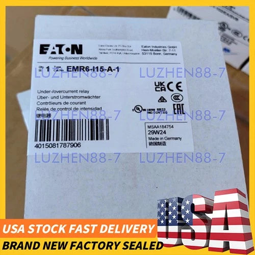 EATON EMR6-I15-A-1 Monitoring Relay Brand New Fast Ship
Opens in a new window or tab