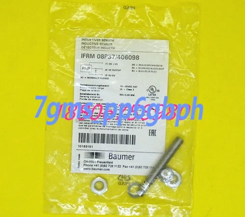 1 PCS NEW IN BOX Baumer proximity sensors IFRM 08P37/406098 10163151 #F3