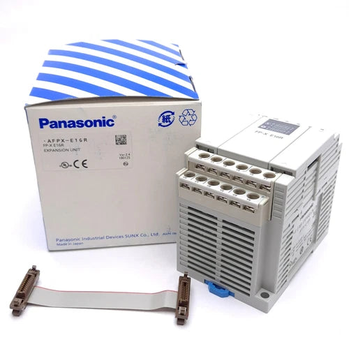 Panasonic AFPX-E16R Expansion I/O Unit, 8-Point 24VDC In, 8-Point 2A Relay Out