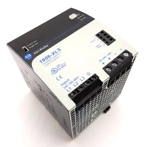 Allen Bradley 1606-XLS960E-3 Power Supply, In: 3Ph 380-480VAC, Out: 24VDC 40A