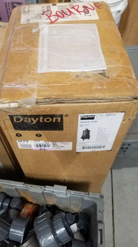 DAYTON 3BB93 SUBMERSIBLE SEWAGE PUMP, 1 HP, 240 VOLT, 3p free shipping