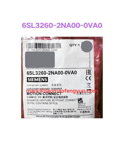 6SL3260-2NA00-0VA0 New  SIMOTICS S-1FL6 Motor, Control/Setpoint connector, 50-pi