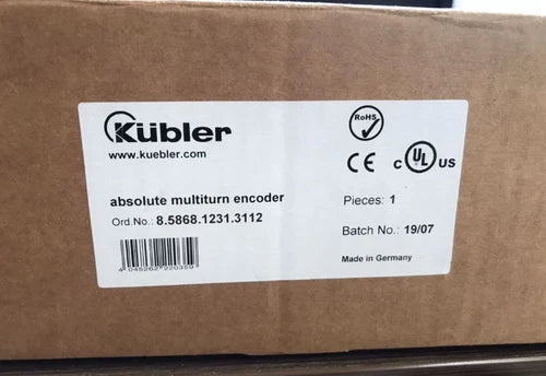 New in box KUBLER 8.5868.1231.3112 absolute Multiturn Encoder