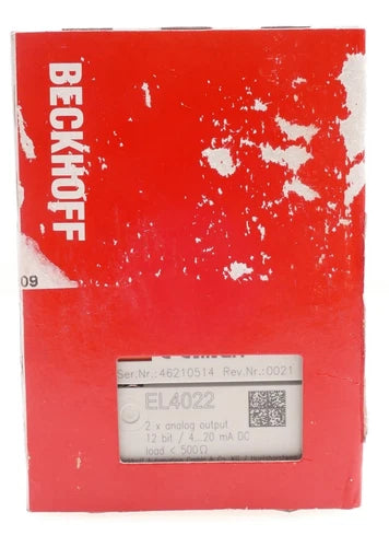 Beckhoff EtherCAT-Klemme, 2-Kanal-Analog-Ausgang | EL4022