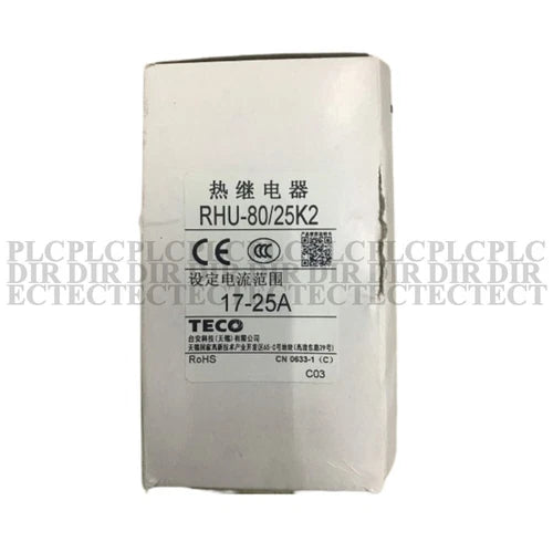 New TECO RHU-80/25K2 17-25A Thermal Overload Relay