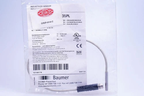 BAUMER Ifrm 04p15a1/Ks35pl 10146174 Induttivo Sensore Sn 1mm Conf. Orig.