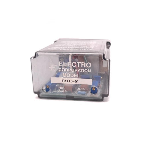 Electro Corp PA115-61 Prox Sensor Transducer Input: 115VAC Output: 0-10V @ 1mA