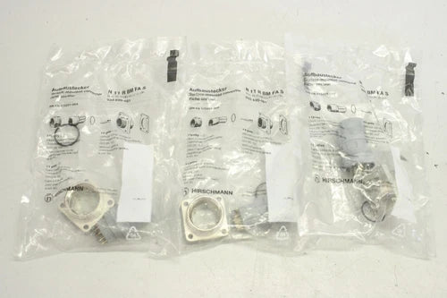 3x HIRSCHMANN N11RBMFAS Stecker Aufbaustecker Surface mounted 933699-001 OVP