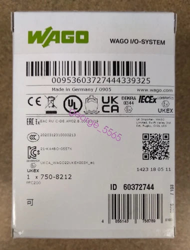 1PC New In Box WAGO 750-8212 Controller PFC200 2.Generation 2X Ethernet 7508212