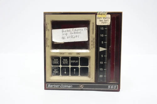 Barber Colman 5643-04017-320-5-23-5837-3104 Temperature Controller 0-600f