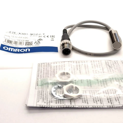 Omron E2E-X3D1-M1GJ-T 0.3m Proximity Sensor, 12-24V Supply, NPN-NO 2-Wire Output