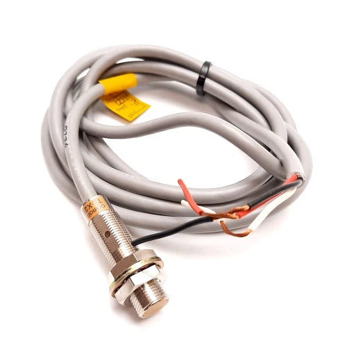 Omron TL-X2E1 Inductive Proximity Sensor, Range: 2mm, 10-40VDC, M12 Barrel