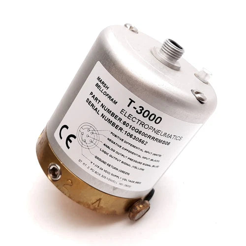 Marsh Bellofram T-3000 6010G600RRRMS08 Electropneumatic Pressure Transducer