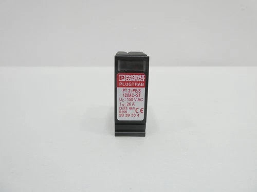 Phoenix Contact PT 2-PE/S-120AC-ST Type 3 Surge Protection Plug 26a Amp 150v-ac