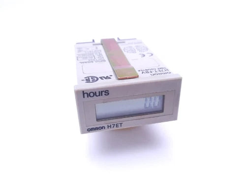 Omron H7ET-FBV Time Counter, 24-240VAC/6-240VDC Input (Gate), Contact Closure