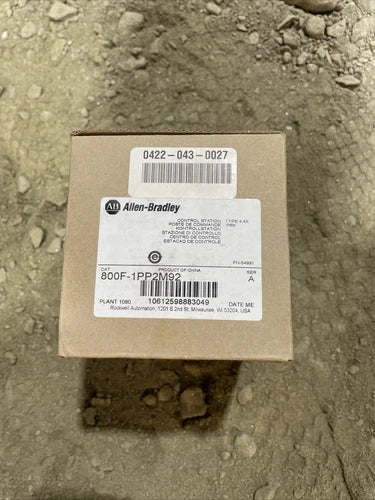 ALLEN BRADLEY 800F-1PP2M92 Ser A Control Station