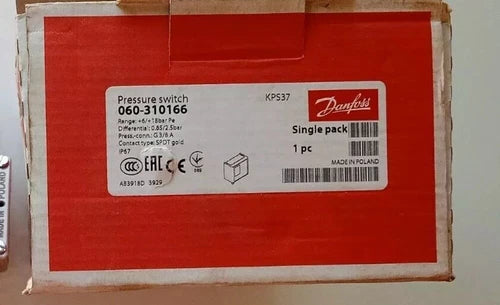 1PC New DANFOSS 060-310166 KPS37 Pressure Switch