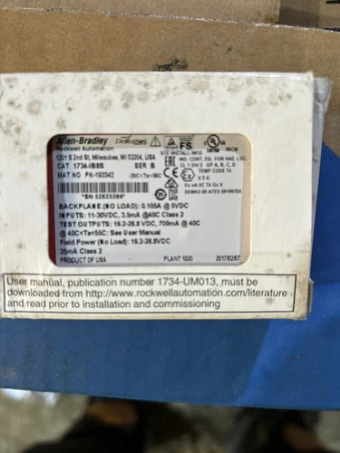 Allen Bradley 1734-IB8S Ser B 8 Channel Digital Input Module