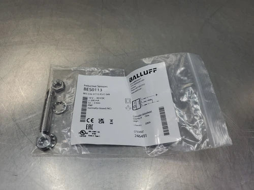 Balluff BES0113 Inductive Sensor, (BES 516-377-G-E5-C-S49), 10-30VDC.    5E-34/4