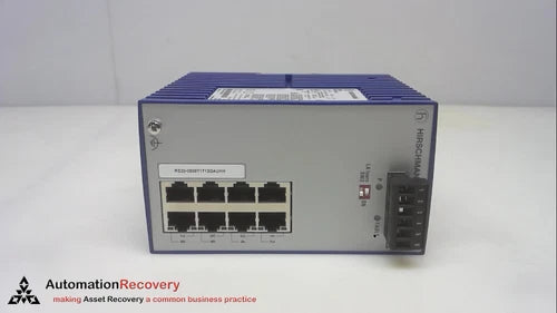 HIRSCHMANN RS20-0800T1T1SDAUHH, OPENRAIL ETHERNET SWITCH, 943 434-999, N #260677