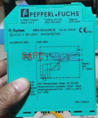 1PCS New Pepperl+Fuchs Safety Barrier KFD2-CD-EX1.32-13
