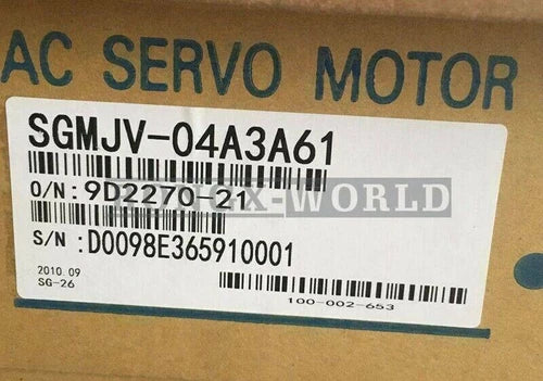 ONE YASKAWA SERVO MOTOR SGMJV-04A3A61