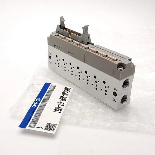 SMC SS5YJ3-32P-07-M5T Manifold 7-Station M5x0.8 NPTF Flat Ribbon Cable Connector
