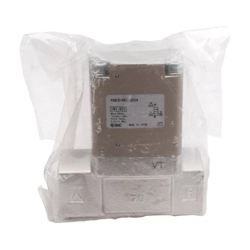 SMC VNB304BS-N20A Process Valve, 2-Way NC, 1.0MPa, ?14mm Orifice, 3/4in NPT